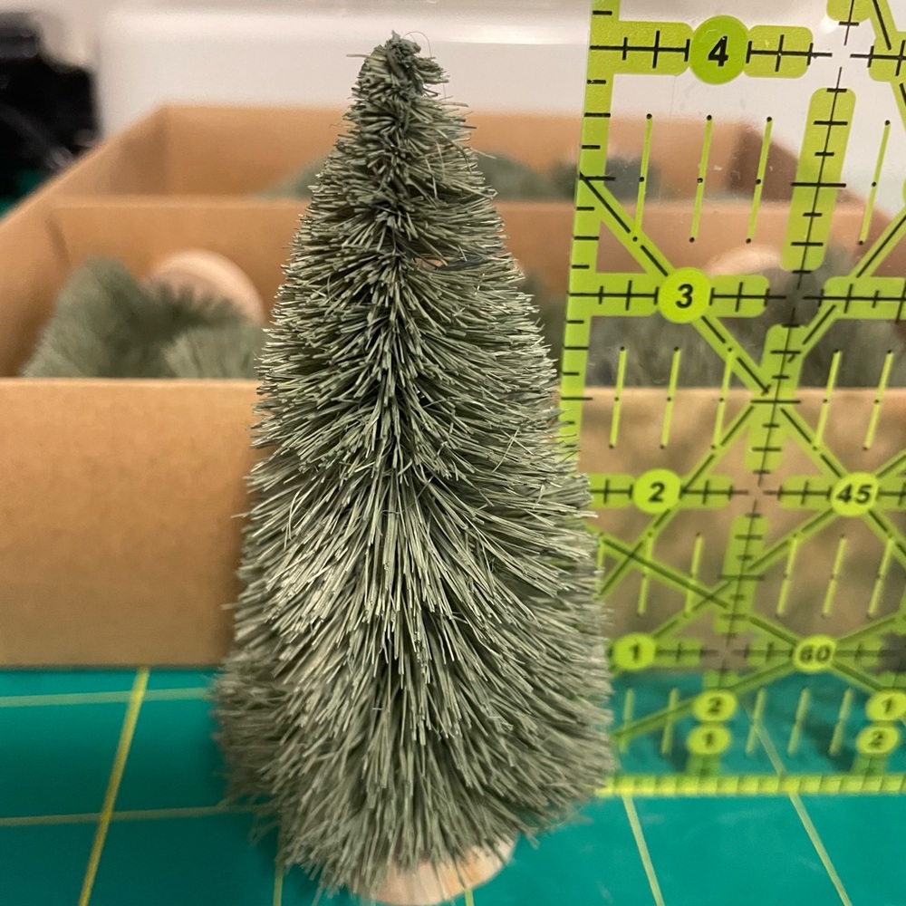 Nest & Nook Winter 2025 Box Indaba 10 PK Green Miniature Trees 4”